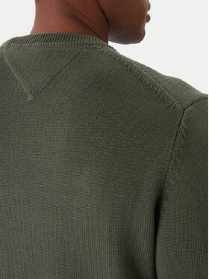 Tommy Jeans Sweter DM0DM21787 Zielony Regular Fit