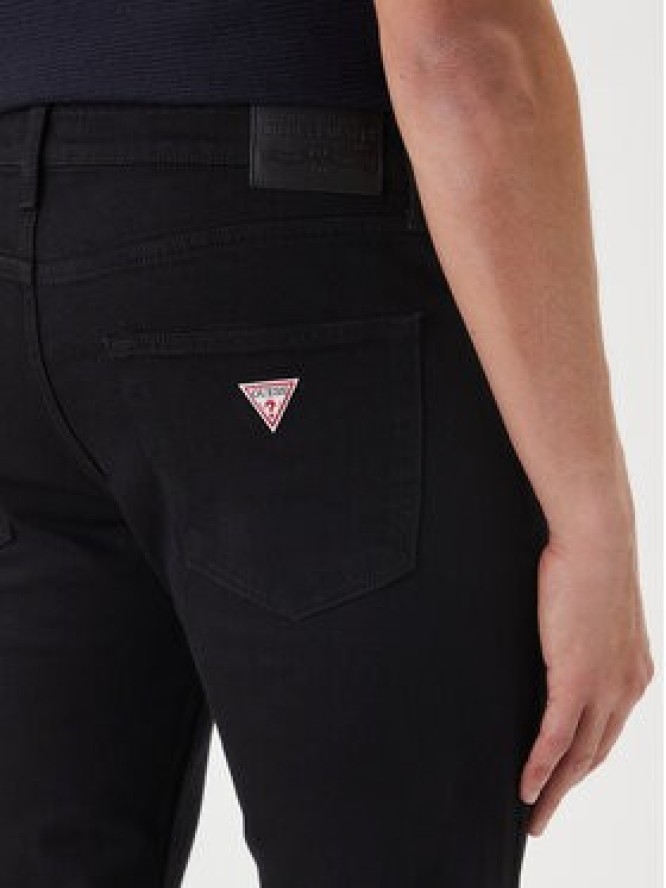 Guess Jeans Jeansy M5YA1C D6311 Czarny Slim Fit