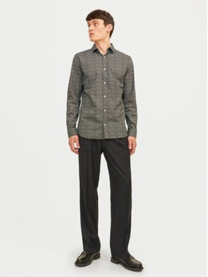 Jack & Jones Koszula Blackpool 12260625 Szary Slim Fit