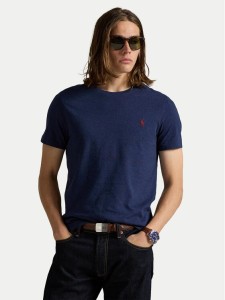 Polo Ralph Lauren T-Shirt 710671438282 Granatowy Slim Fit
