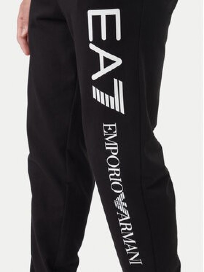 EA7 Emporio Armani Spodnie dresowe 7M000571 AF13512 MC001 Czarny Regular Fit