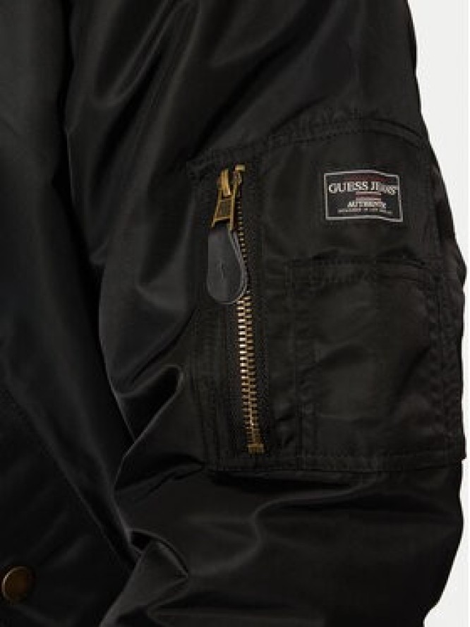 Guess Jeans Kurtka bomber M5RL81 WHAA2 Czarny Regular Fit