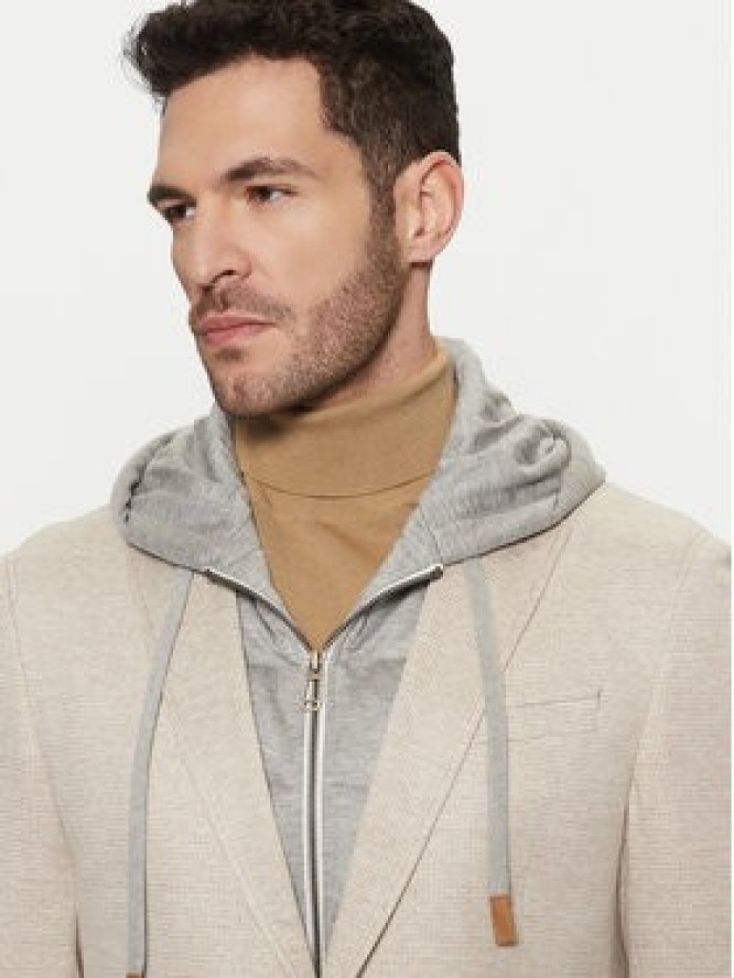 JOOP! Marynarka 17 JB-80Havardy-J12 30045045 Beżowy Slim Fit