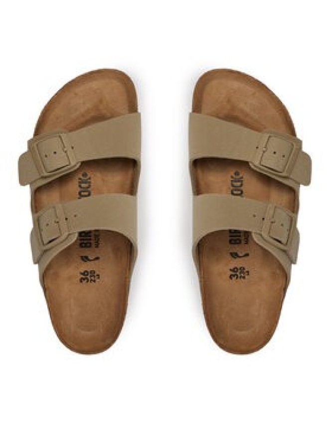 Birkenstock Klapki Arizona Birko-Flor 1027697 Khaki