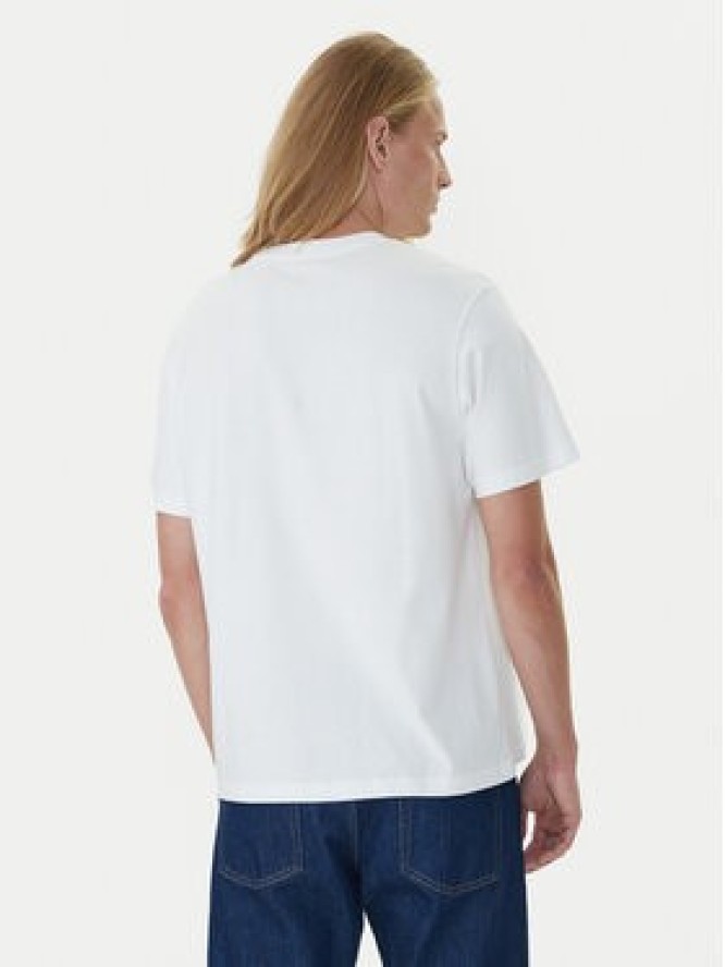 Calvin Klein T-Shirt LV04RD822G Biały Regular Fit