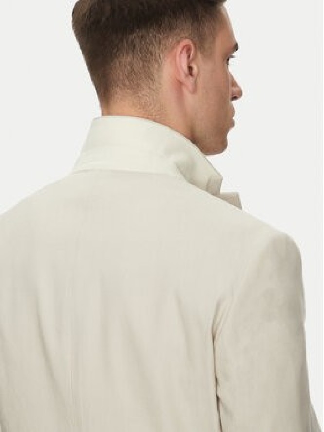 Calvin Klein Marynarka K10K114388 Beżowy Slim Fit