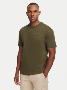 Napapijri T-Shirt Yourte NP0A8AU2 Zielony ciemny Relaxed Fit