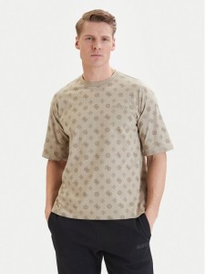 Guess T-Shirt Z6GI07 K2852 Beżowy Relaxed Fit