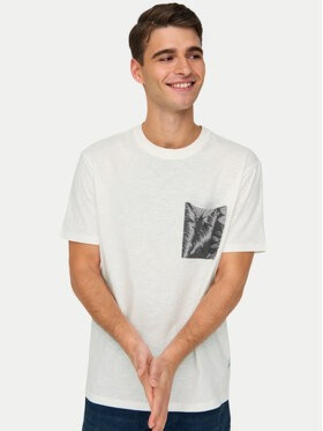 Only & Sons T-Shirt 22025286 Biały Regular Fit