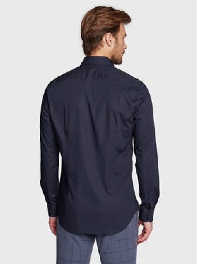 Tommy Hilfiger Koszula MW0MW25040 Granatowy Slim Fit