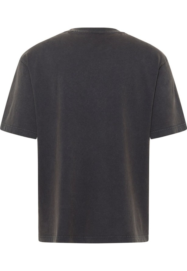 MĘSKA KOSZULKA MUSTANG T-shirt Akron Jet Black 1015658 4188