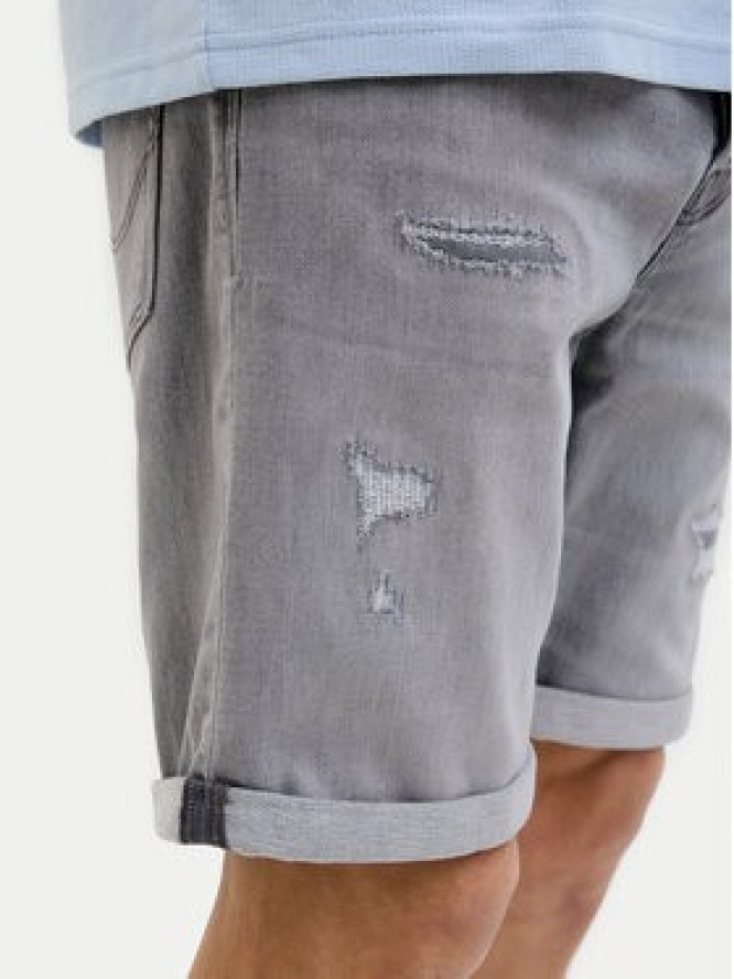Jack & Jones Szorty jeansowe Rick 12269503 Szary Regular Fit