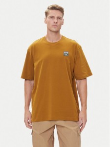 adidas T-Shirt Wabash JW0160 Brązowy Loose Fit