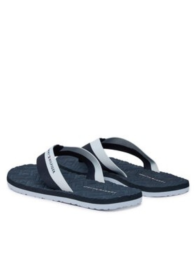 Tommy Hilfiger Japonki Webbing Strap Flag Embossed FM0FM05807 Granatowy