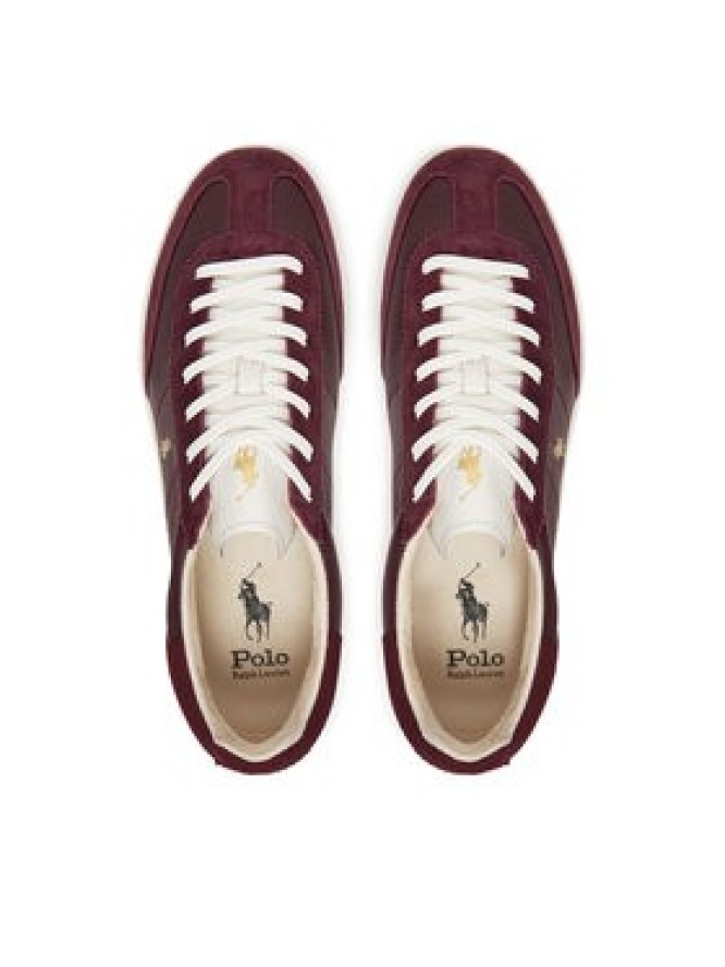 Polo Ralph Lauren Sneakersy 809973701004 Bordowy