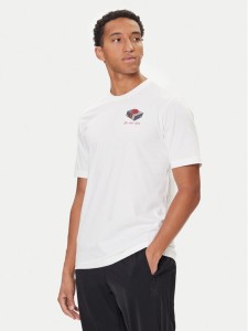 adidas T-Shirt 3-Stripes Lights Giftbox Graphic JV8439 Biały Regular Fit