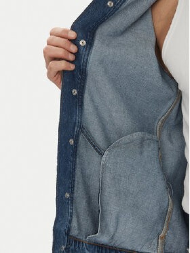 Liu Jo Kurtka jeansowa QA5300 D0257 78263 Granatowy Regular Fit