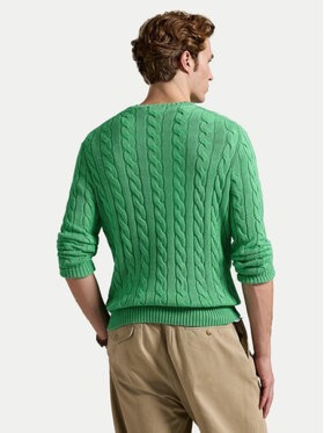 Polo Ralph Lauren Sweter 710775885523 Zielony Regular Fit