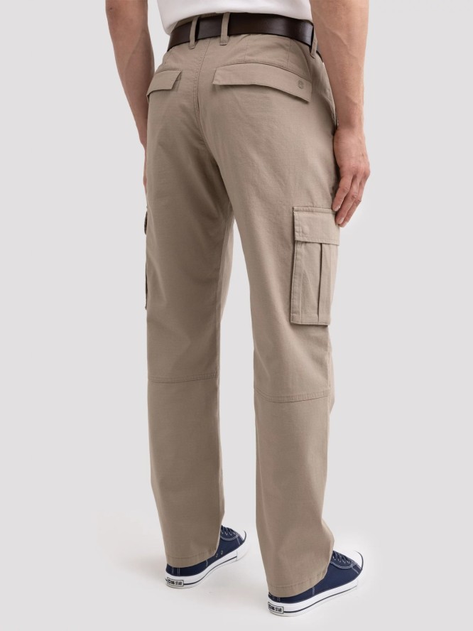 Spodnie męskie cargo beżowe Kelvin 801