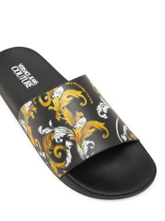 Versace Jeans Couture Klapki 78YA3SQ4 Czarny