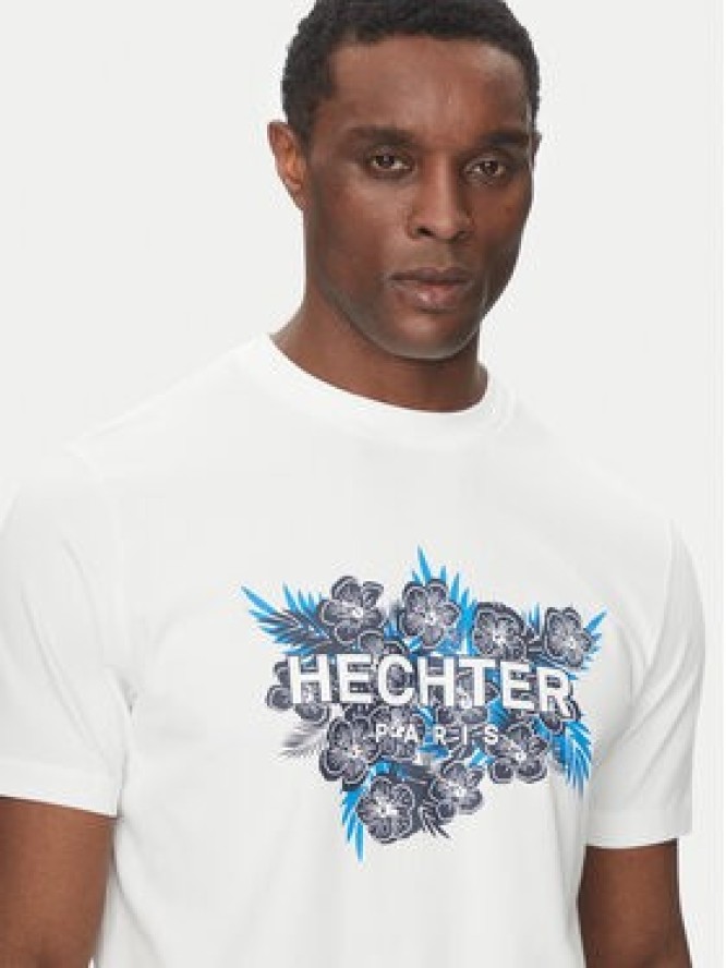 Hechter Paris T-Shirt 75018 151917 Biały Regular Fit