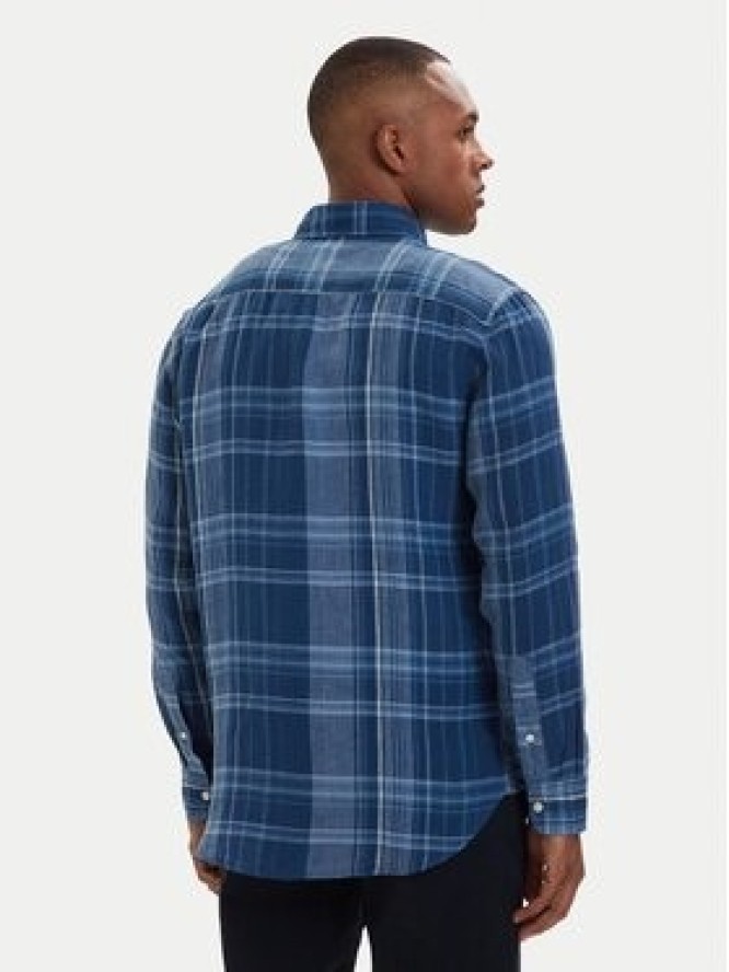 Tommy Hilfiger Koszula Madras Check MW0MW42399 Niebieski Regular Fit