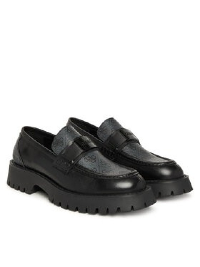 Guess Loafersy FMFZIA LEL14 Czarny
