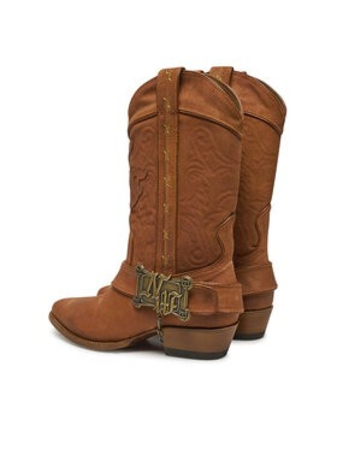 Naked Wolfe Kowbojki Outlaw 00021 Brązowy