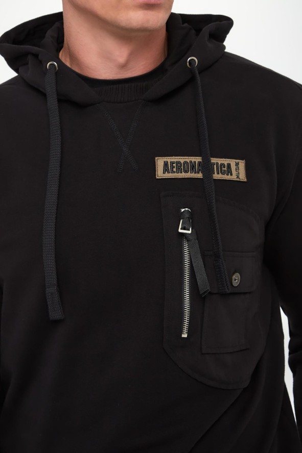 Bluza męska z kapturem AERONAUTICA MILITARE
