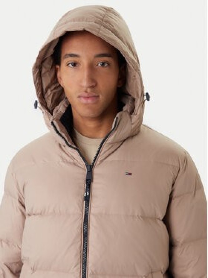 Tommy Jeans Kurtka puchowa Essential DM0DM19786 Beżowy Regular Fit