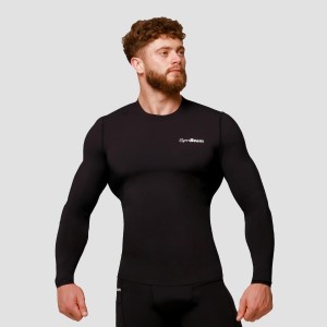 Koszulka męska fitness kompresyjna z długim rękawem Mid