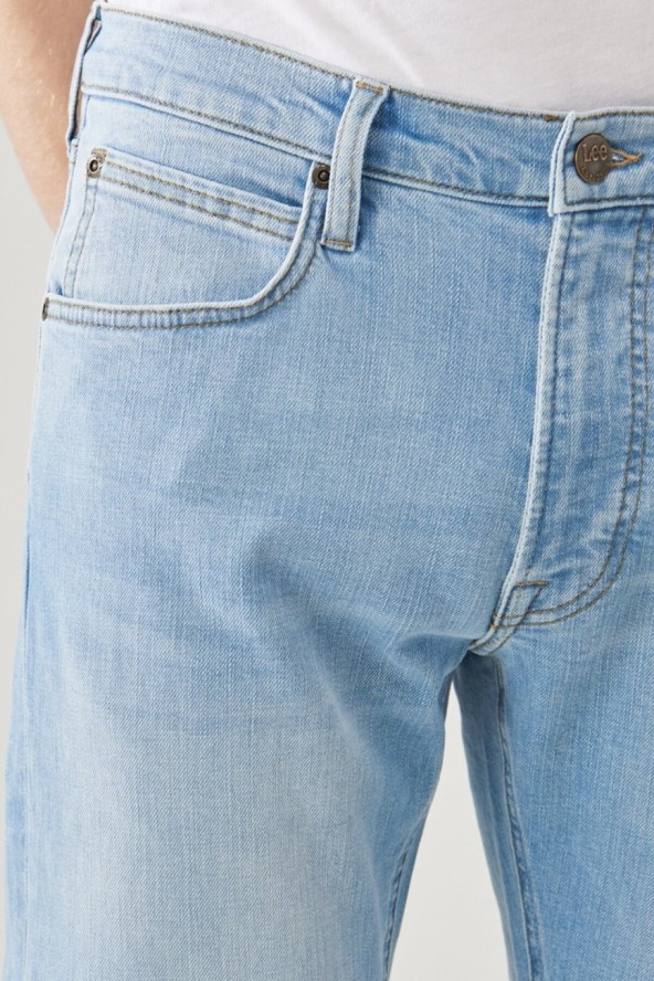 LEE DAREN ZIP FLY MĘSKIE SPODNIE JEANSOWE BLEACHED CODY L707NLUH 112145465