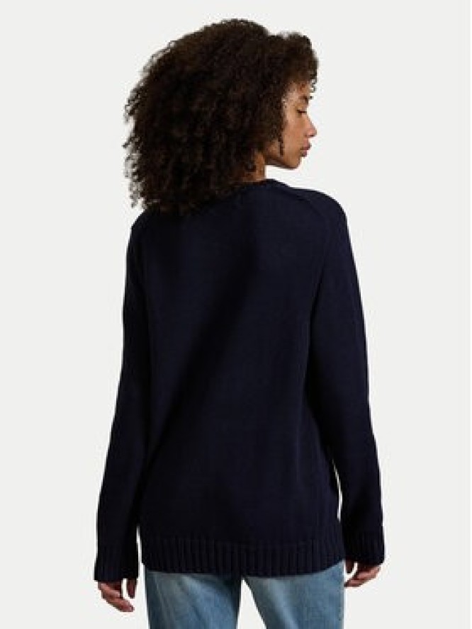 Polo Ralph Lauren Sweter 710718281006 Granatowy Regular Fit