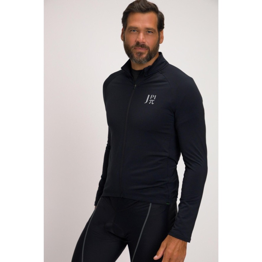 Męska Trykotowa kolarska bluza Odzież rowerowa stójka długi rękaw