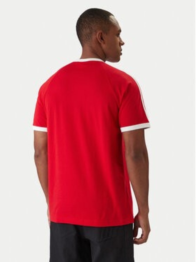 adidas T-Shirt 3-Stripes KE3535 Czerwony Regular Fit