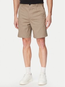 HUGO Szorty materiałowe Genar261S 50567293 Brązowy jasny Slim Fit