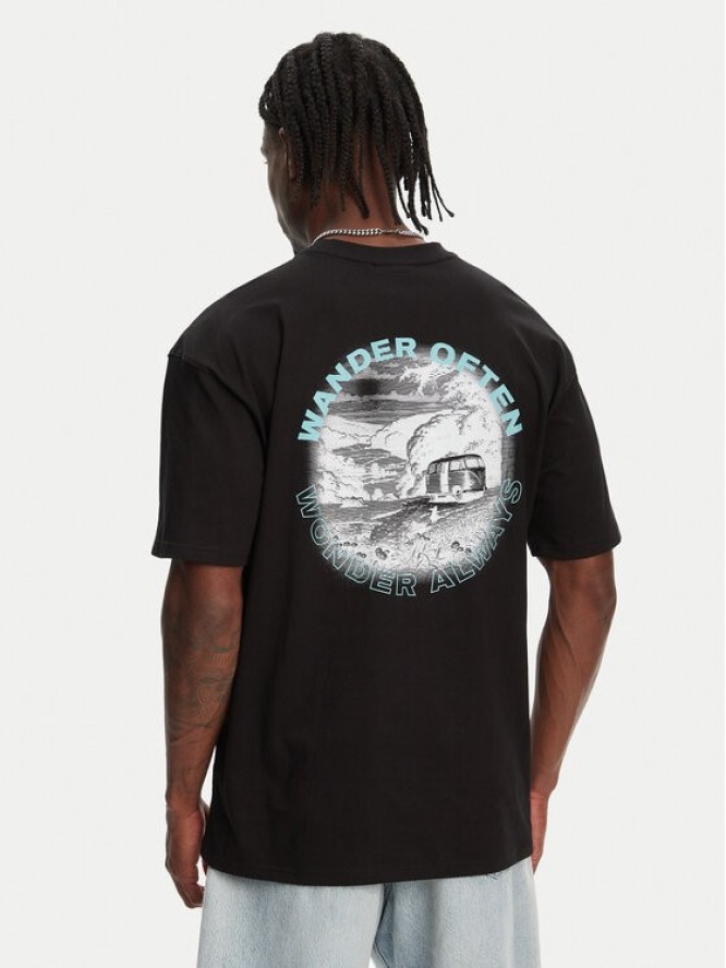 Hunter T-Shirt Rasputin HARM0057251 Czarny Relaxed Fit