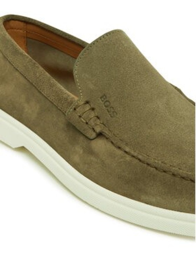 BOSS Mokasyny Sienne 50543083 Zielony