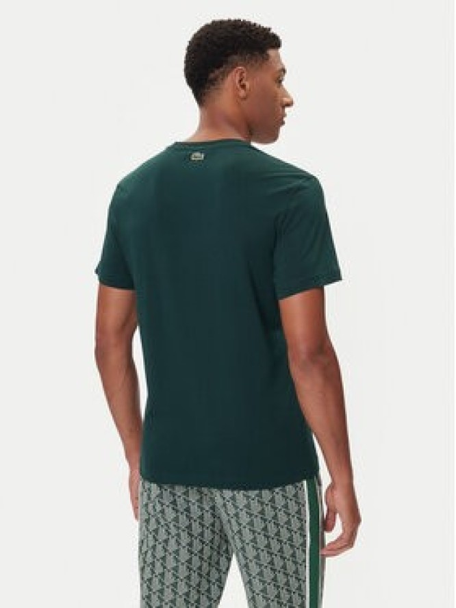 Lacoste T-Shirt TH5634 Zielony Regular Fit