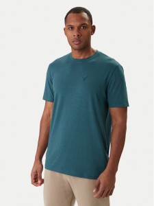 Guess T-Shirt Z2YI12 JR06K Zielony Regular Fit