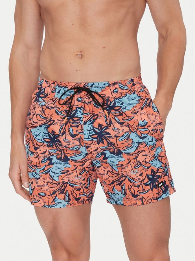 BOSS Szorty kąpielowe Willow 50539931 Pomarańczowy Regular Fit