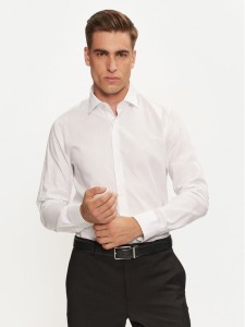 Michael Kors Koszula MK0DS01294 Biały Slim Fit