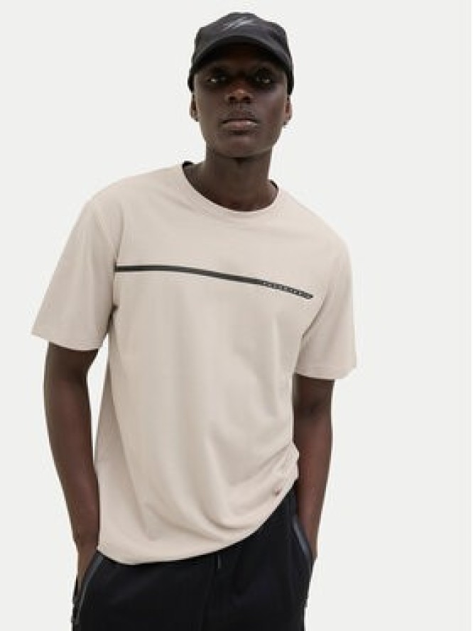 Jack & Jones T-Shirt Fusion 12273120 Beżowy Regular Fit