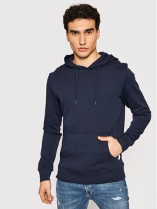 Jack & Jones Bluza Basic 12182537 Granatowy Regular Fit