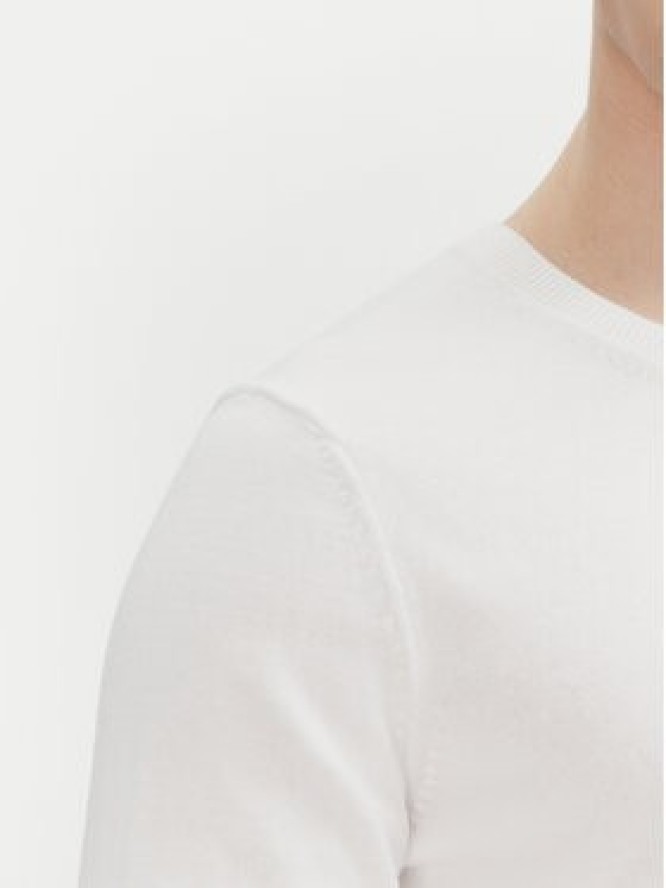 Aeronautica Militare Sweter 251MA1502L506 Biały Regular Fit