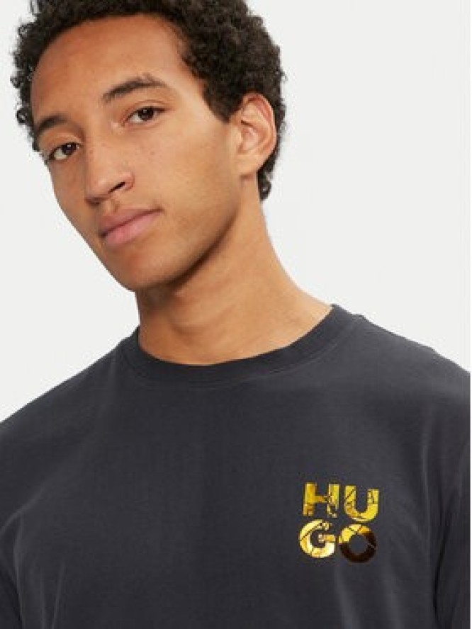 Hugo T-Shirt Diridumti 50522134 Granatowy Regular Fit