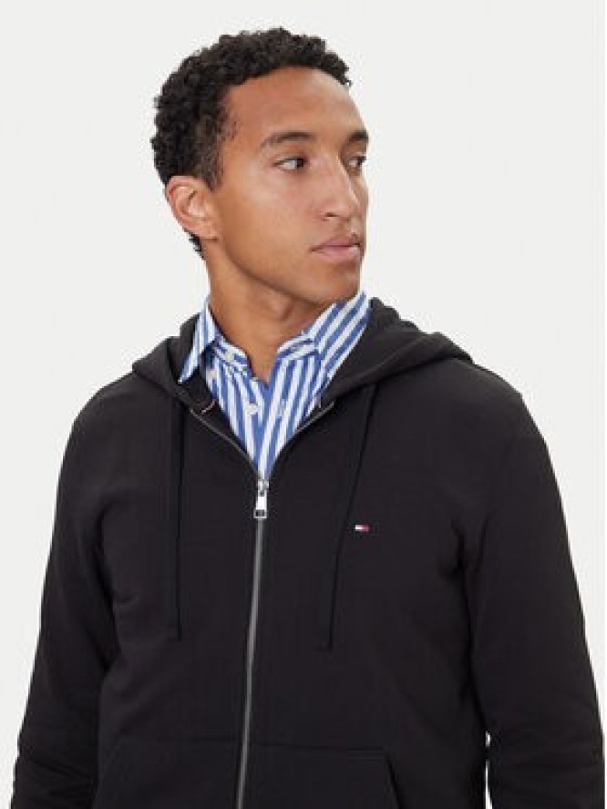 Tommy Hilfiger Bluza Essential MW0MW37239 Czarny Regular Fit