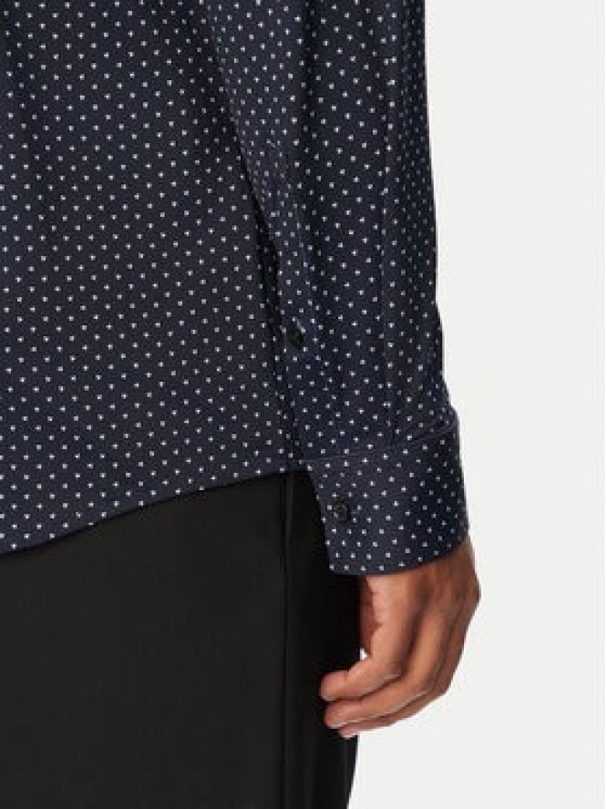 HUGO Koszula Kenno 50566332 Granatowy Slim Fit