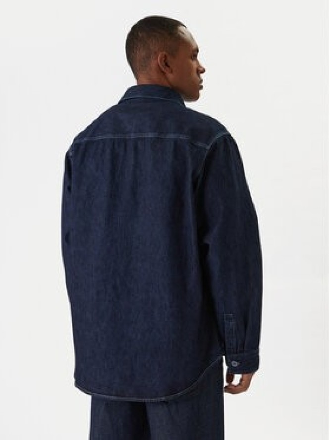 HUGO Koszula jeansowa Ebolt 50556349 Granatowy Oversize
