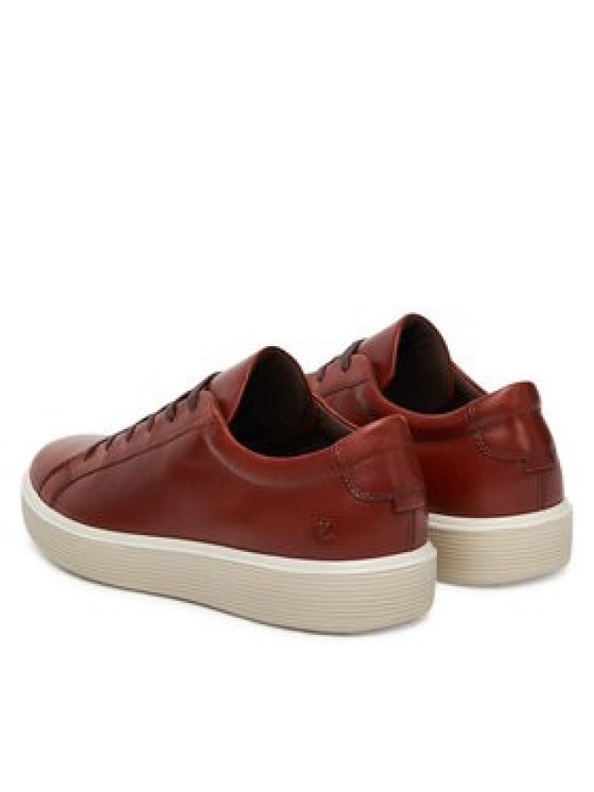ECCO Sneakersy Soft 60 M Lace Up Premium 52546401053 Brązowy
